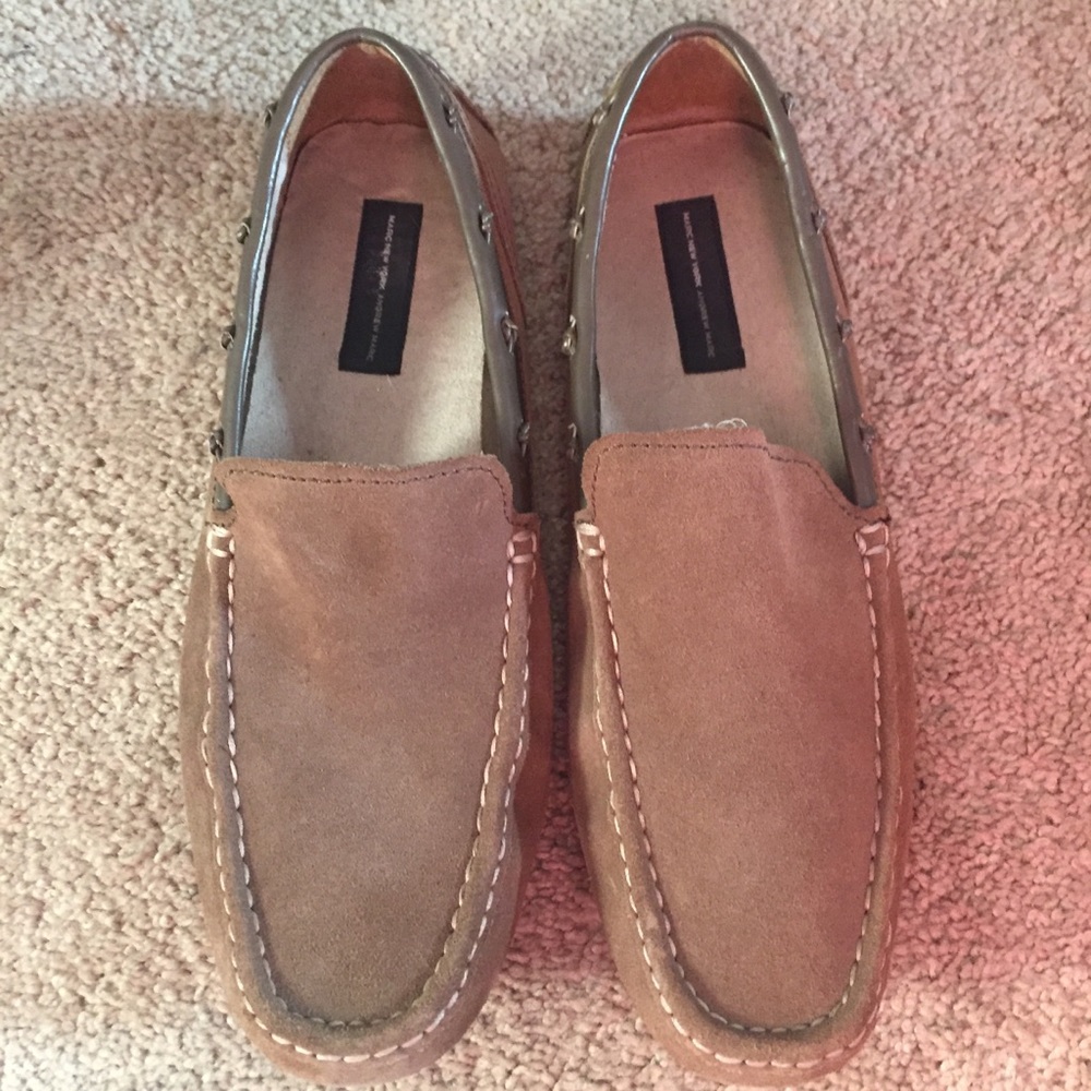 MARC NY Andrew Marc Embossed Slip-On Loafer